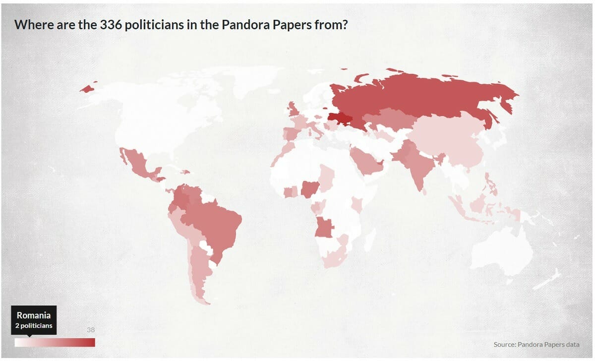 Pandora Papers: Doi politicieni români, menționați în cea mai mare scurgere de date despre cum își ascund averile bogații planetei