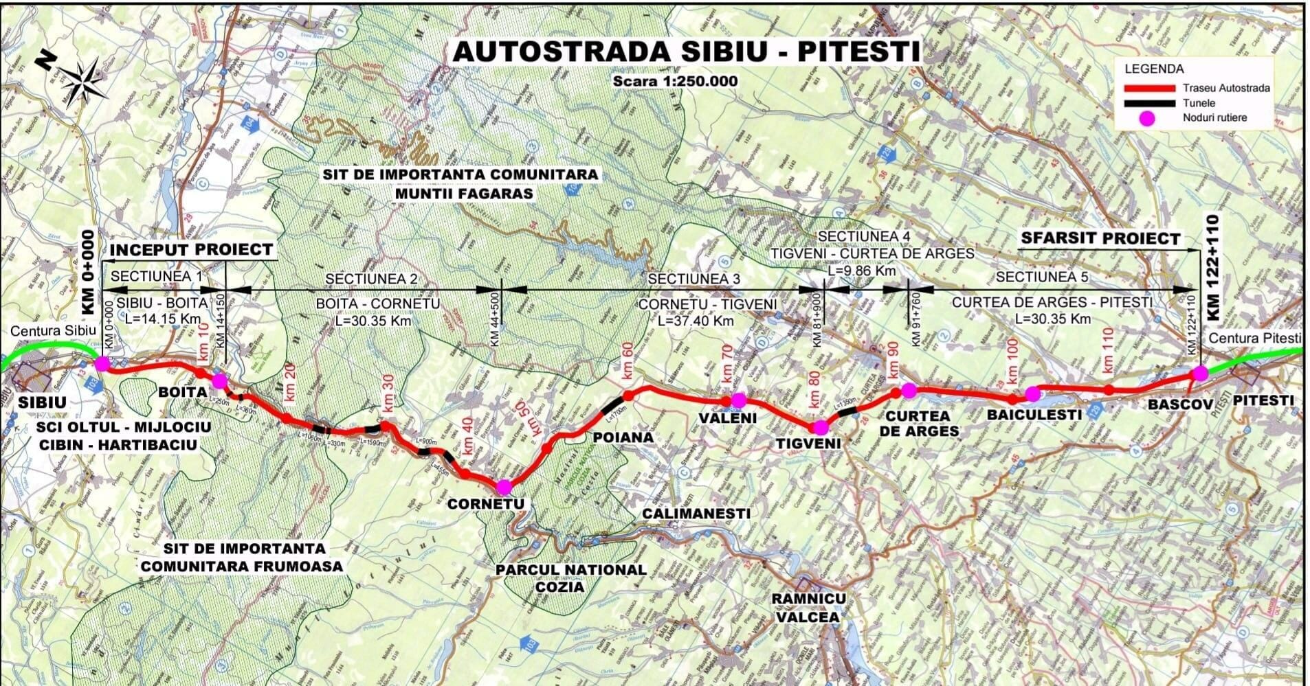 Anunțul momentului despre autostrada Sibiu-Piteşti. Când va fi gata