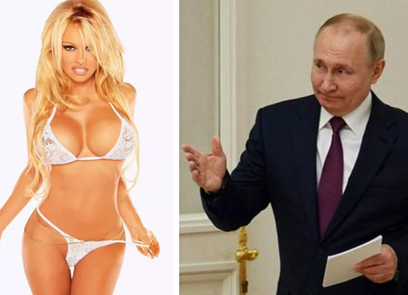 Relația specială a Pamelei Anderson cu Vladimir Putin! ”L-am rugat”