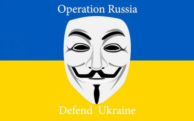 Anonymous a „spart” mai multe canale TV din Rusia pentru a transmite imagini cu invazia din Ucraina
