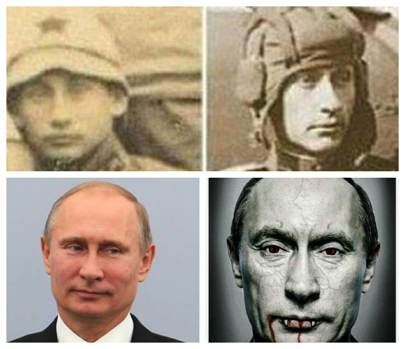 Putin, vampirul nemuritor care vrea să conducă lumea! FOTO Sunt teorii conspiraționiste alimentate de poze din ultima 100 de ani