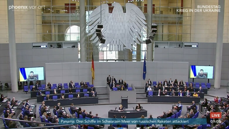 Zelenski îndeamnă Germania să dărâme noul zid ridicat în Europa de ruși