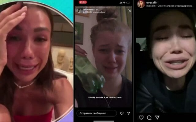 VIDEO Rusoaice plâng în hohote că „le-a murit” contul de Instagram și că McDonald’s și alte branduri occidentale se retrag