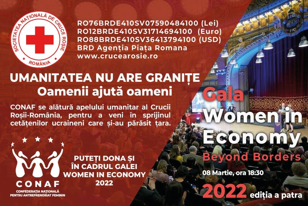 Gala CONAF Beyond Borders – Uniți pentru umanitate!