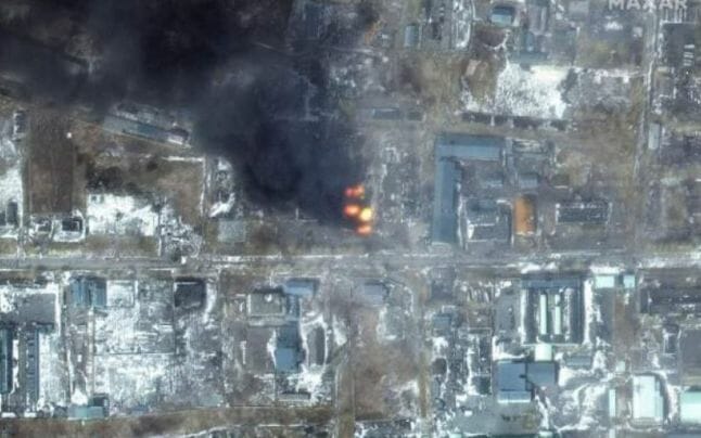 Imaginile din satelit arată distrugerile făcute de ruşi la Mariupol