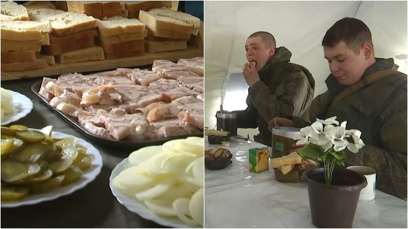 Armata rusă se laudă că are mâncare, combustibili, bucătari! Soldații sunt însă filmați că fură găini
