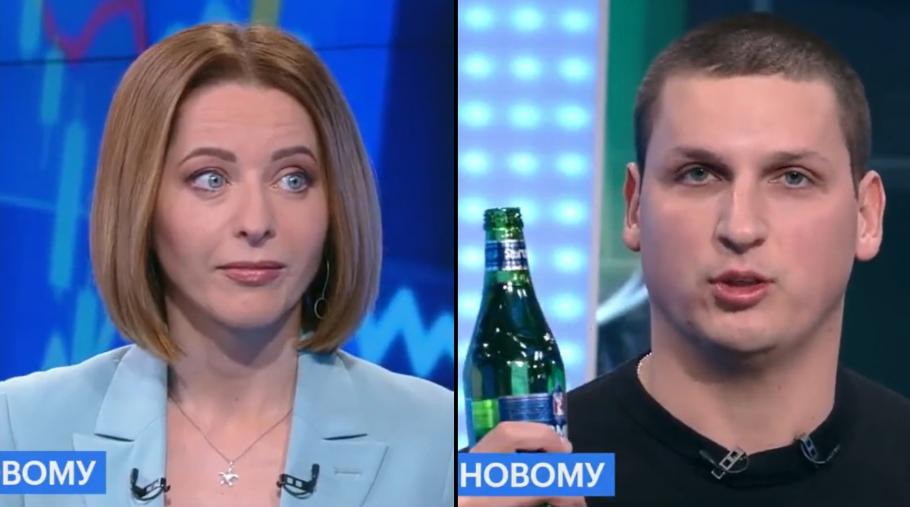 Un economist „a băut” în direct, la o televiziune rusă, speriat de sancțiuni: „Mă angajez ca Moș Crăciun!”