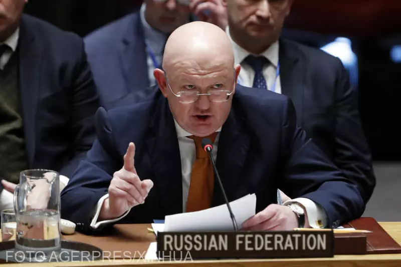 Ambasadorul rus la ONU afirmă că atrocităţile de la Bucea sunt înscenate