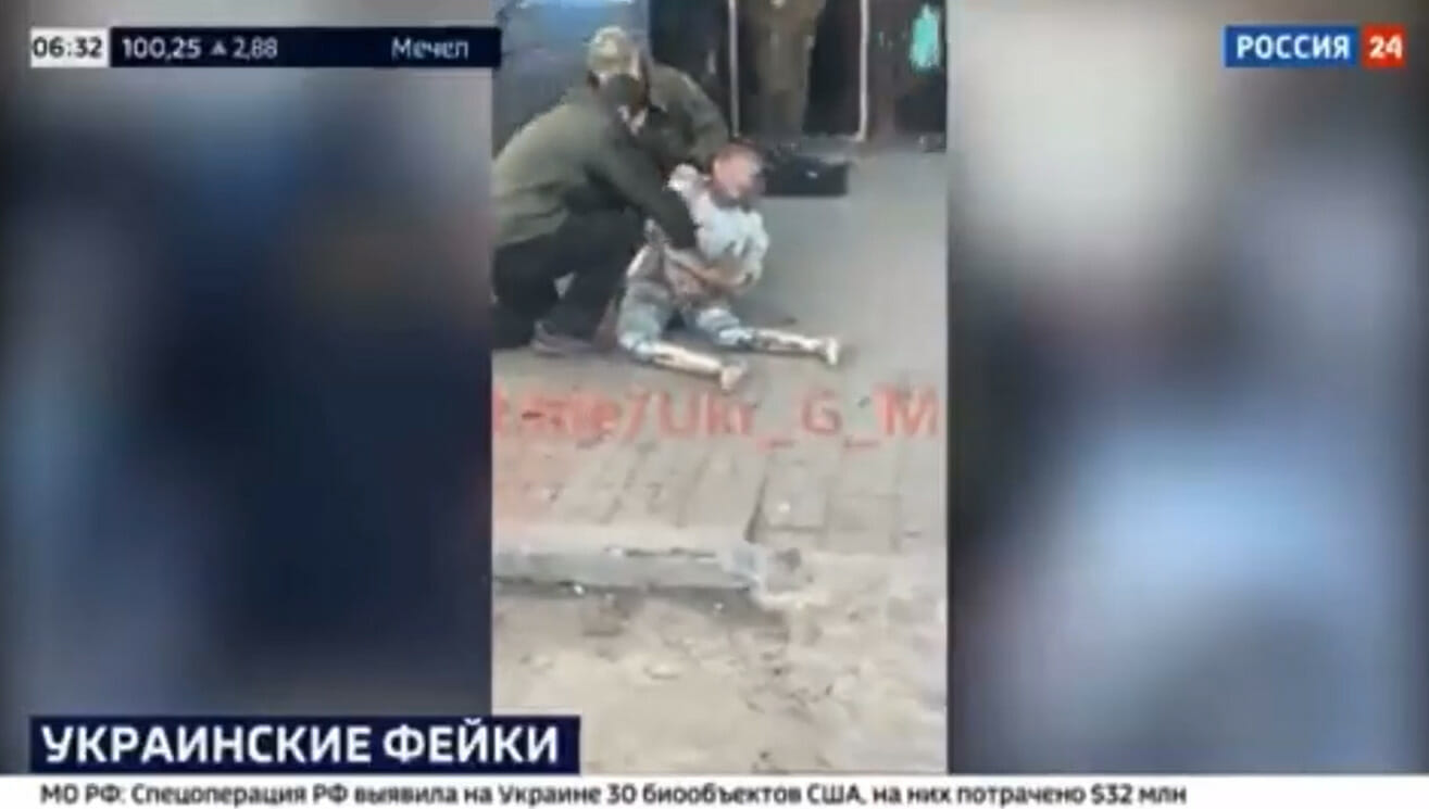 Rușii combat masacrul de la Bucha cu un film de propagandă VIDEO