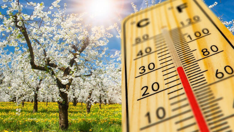 Vremea de Paște și 1 Mai: temperaturi mai ridicate decât normalul perioadei