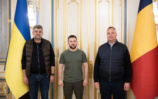 Premierul Ciucă și Marcel Ciolacu au fost  la Kiev. Discuții cu Zelenski și vizite în localitățile Irpin și Borodianka