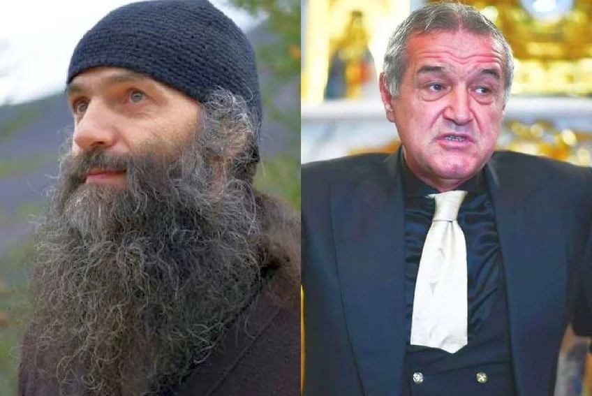 Părintele Pimen Vlad, despre gestul făcut de Becali pe Muntele Athos: „Îi dă unul o sacoșă și scoate și numără 30.000 de euro!”