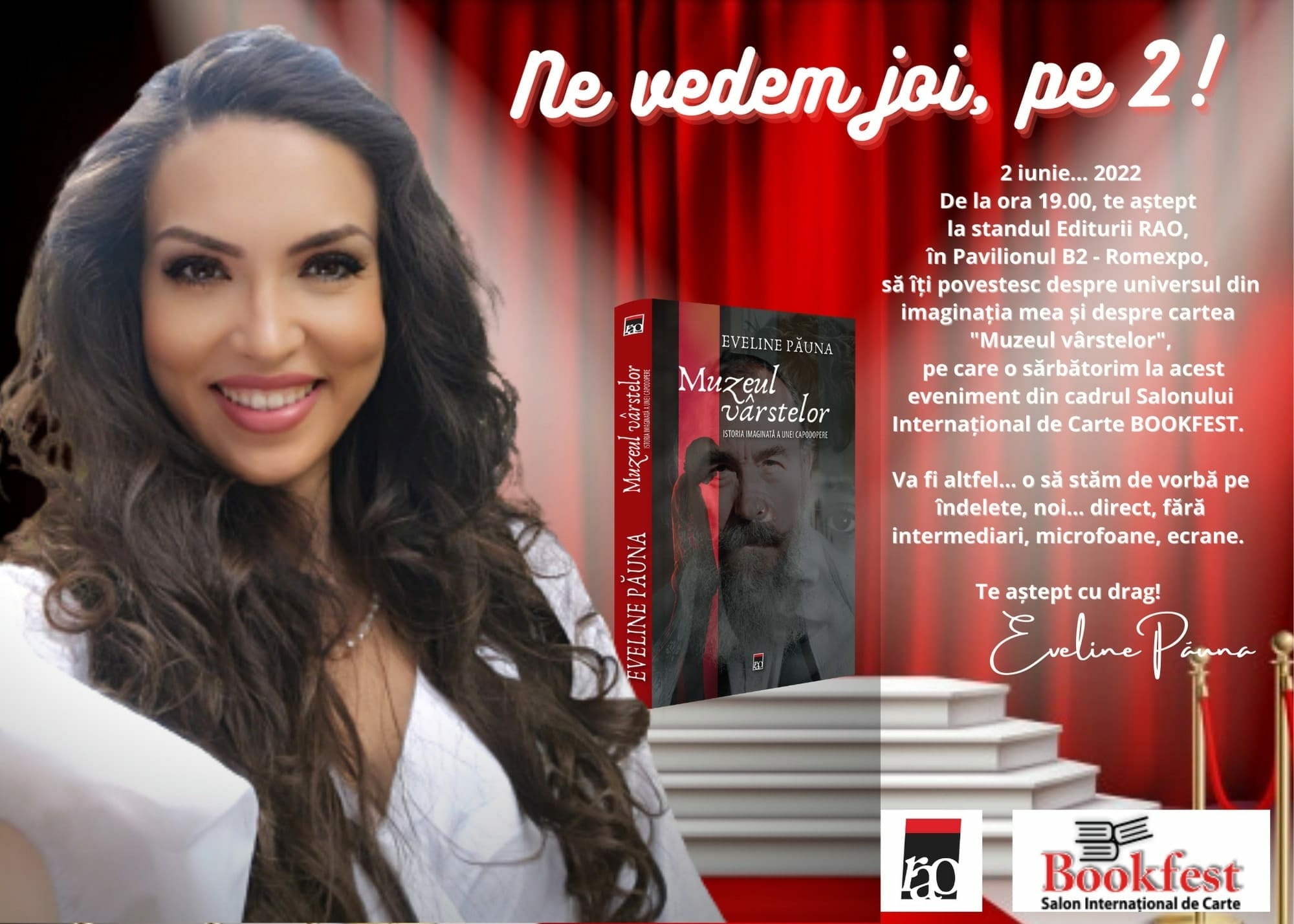 Lansare de carte la Bookfest: Eveline Păuna, jurnalistă Money.ro, lansează volumul „Muzeul vârstelor”