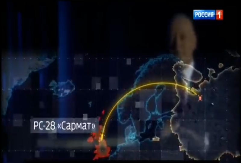 Noi amenințări la televiziunile rusești: Marea Britanie va fi transformată într-un „deșert radioactiv”