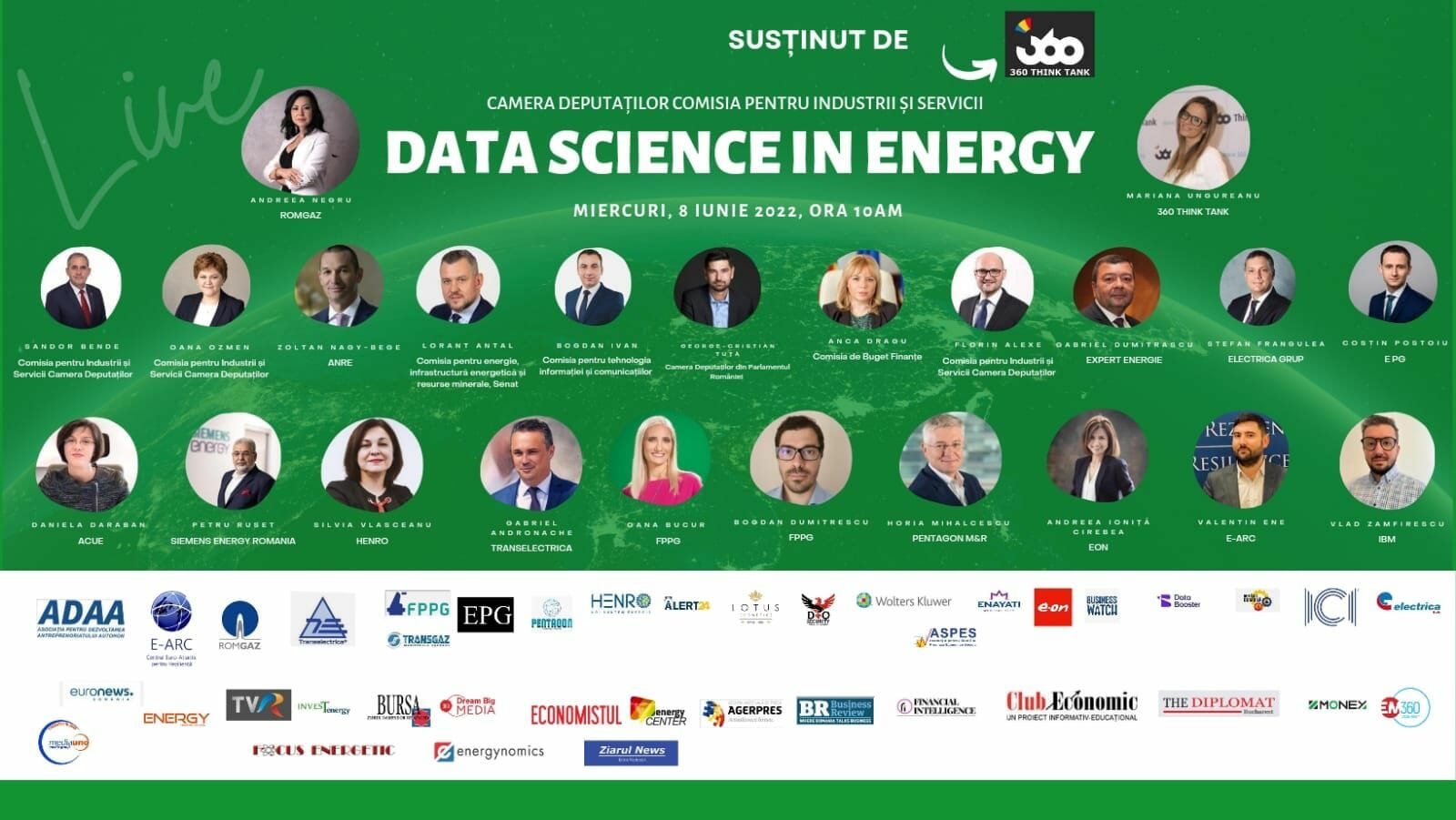 “Data Science în Energy” – eveniment, în premieră națională, pentru sectorul energetic