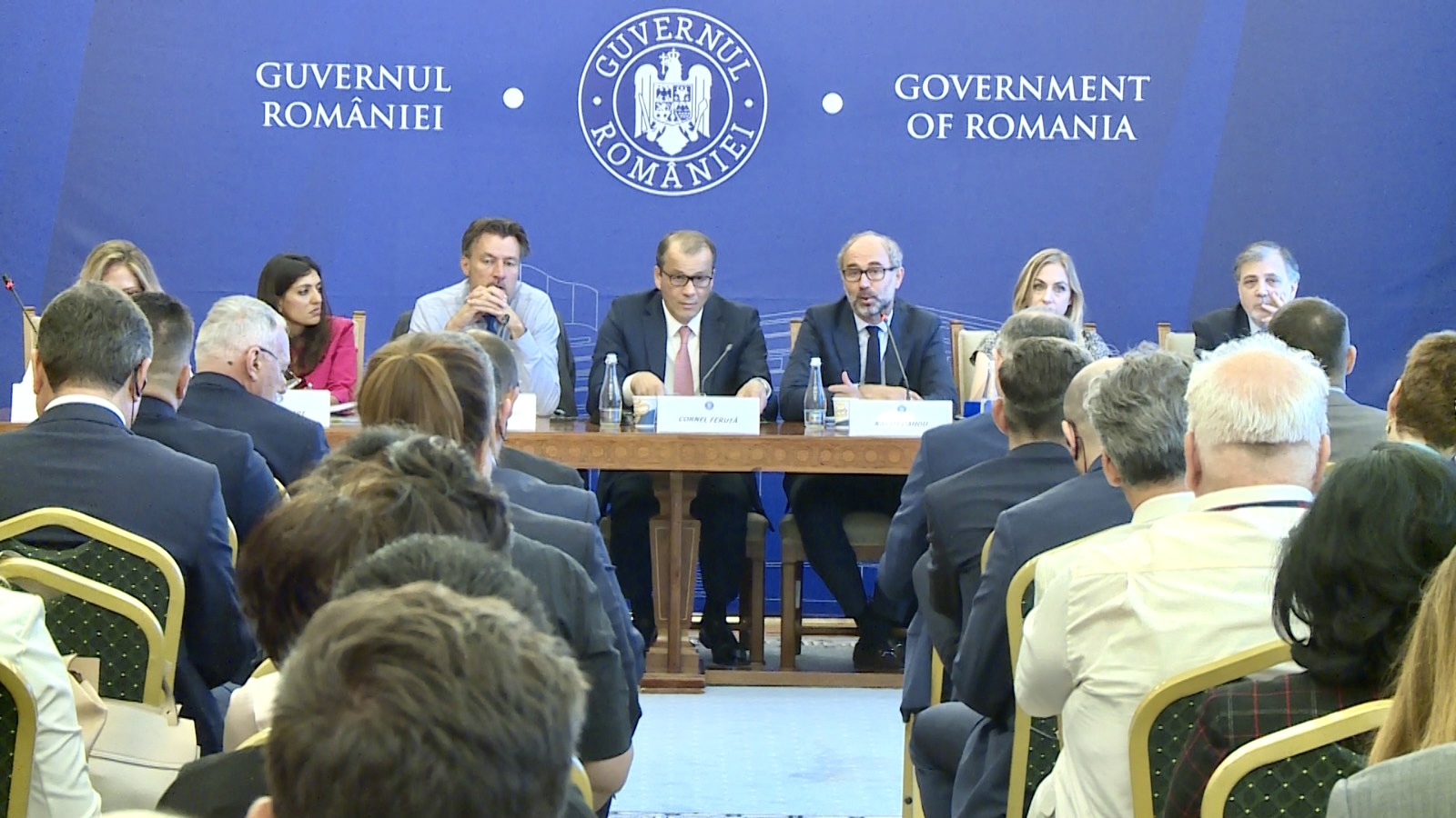 Reuniune a Comitetului Interministerial pentru coordonarea relaţiilor României cu OCDE, cu participarea delegaţiei Secretariatului OCDE, la Palatul Victoria