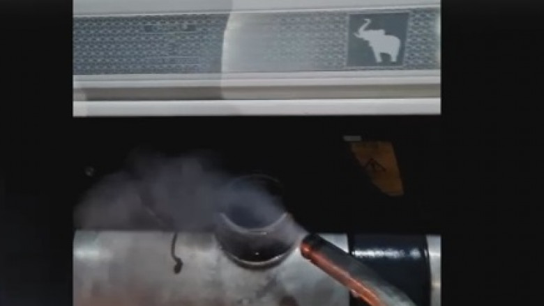 O pompă a unei benzinării scoate aer în loc de motorină și îl și taxează. Control ANPC după filmarea unui șofer de TIR