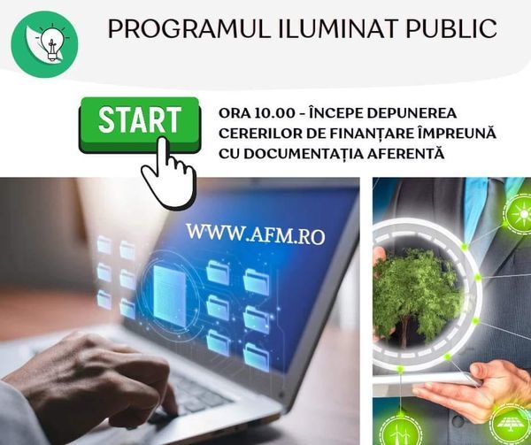 Ministerul Mediului: Fondurile disponibile în cadrul Programului Iluminat Public, rezervate integral în 7 minute
