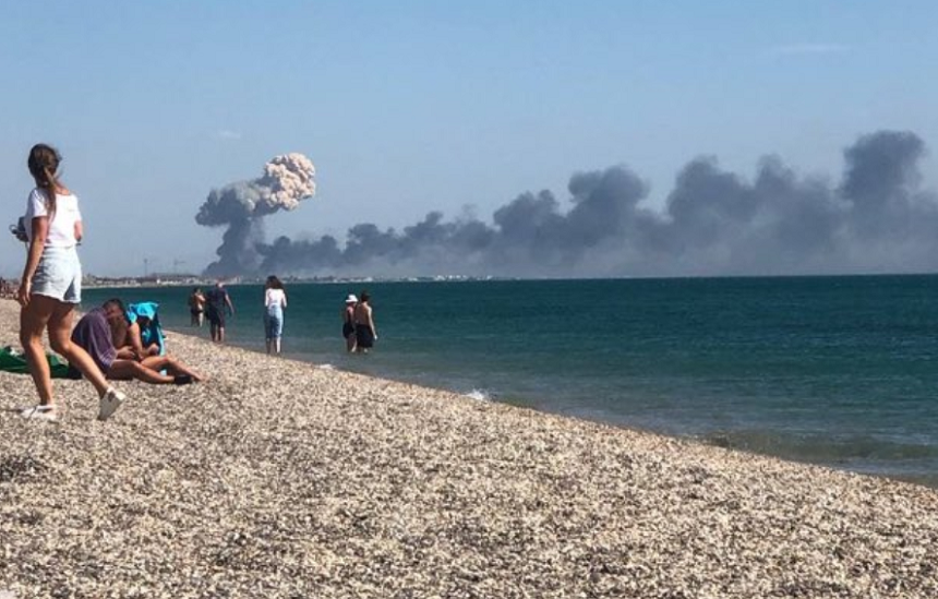 Ucraina sugerează că partizanii se afă la originea exploziilor de la baza aeriană rusă din Crimeea