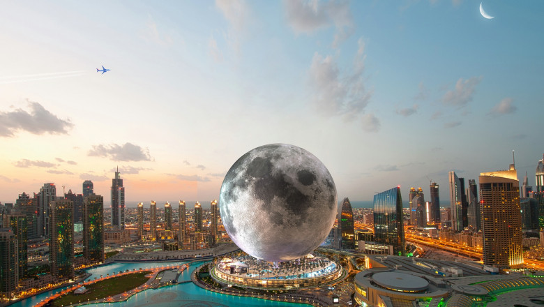 O Lună va fi construită în Dubai. Primele imagini cu resortul gigantic care va duce luxul la alt nivel