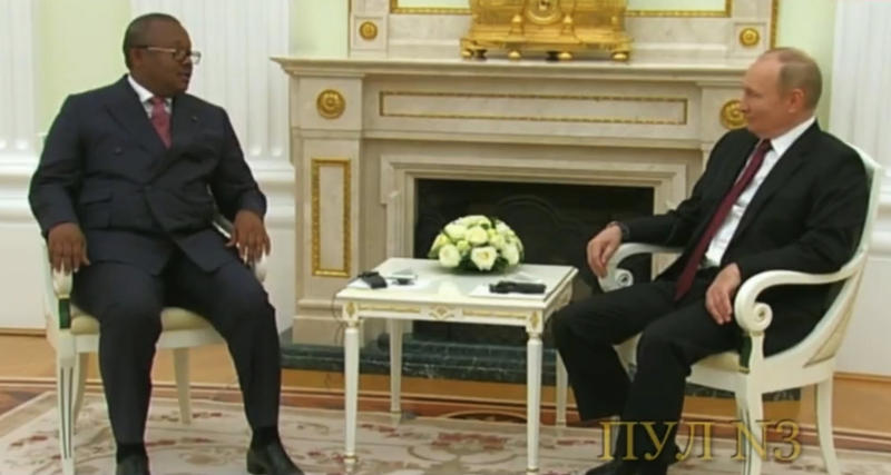 Vladimir Putin își continuă turul de PR diplomatic: L-a primit la Kremlin pe președintele din Guineea-Bissau
