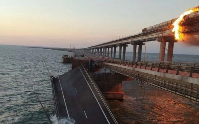 Cronologia exploziei camionului-capcană de pe podul Kerci, în versiunea FSB: Bomba și-ar fi început călătoria din Odesa
