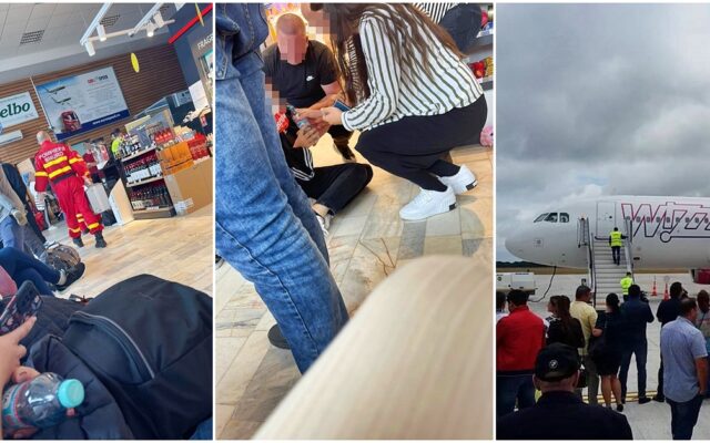 Doi pasageri au leșinat într-un avion Wizz Air, blocat pe pistă în Suceava. Călătorii au fost ținuți o oră fără aer condiționat