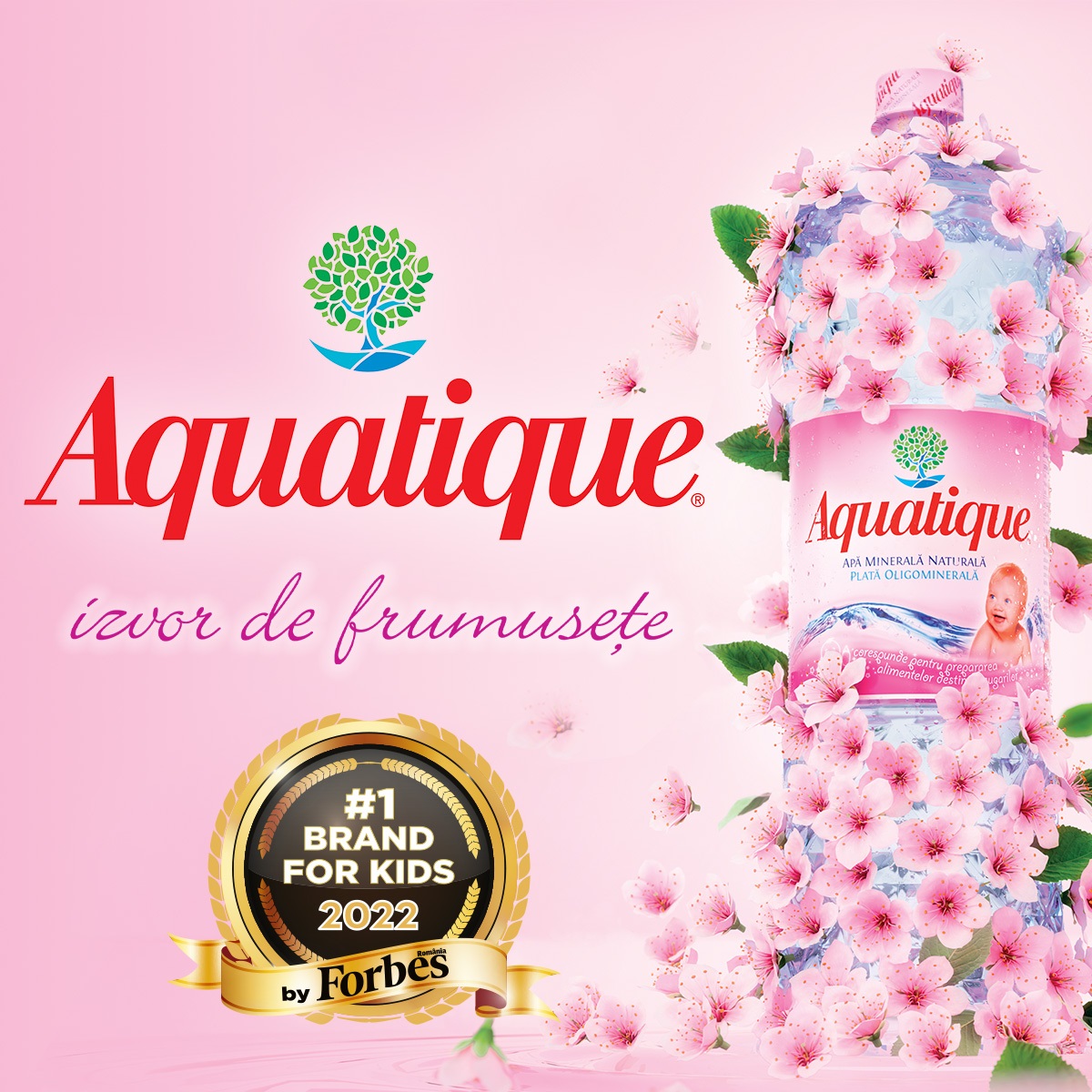 Aquatique, cea mai bună apă minerală plată pentru copii