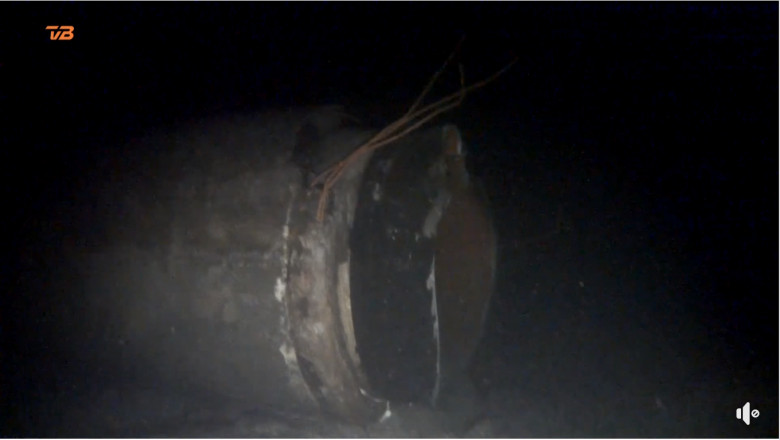 Cele mai clare imagini de până acum cu urmele exploziilor de la conductele Nord Stream, filmate cu o dronă subacvatică