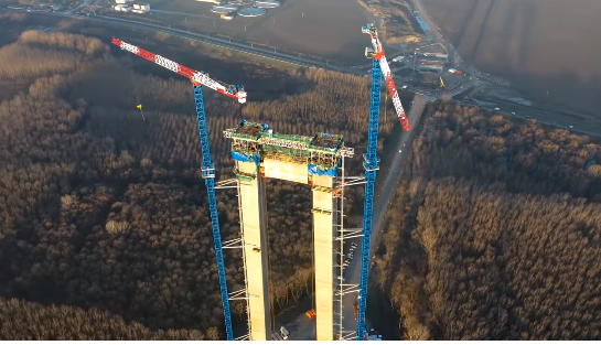 CNAIR: Constructorul italian al podului suspendat peste Dunăre de la Brăila este în continuare în întârziere