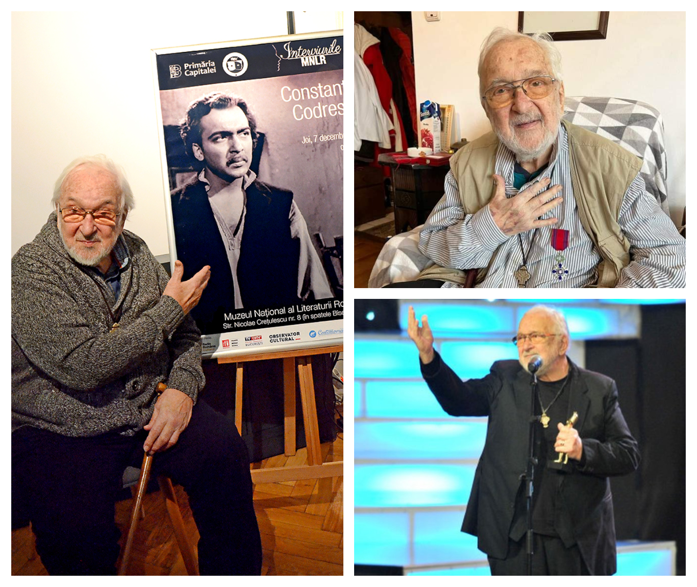 Costantin Codrescu s-a stins din viață! Marele actor al cinematografiei românești avea 91 de ani