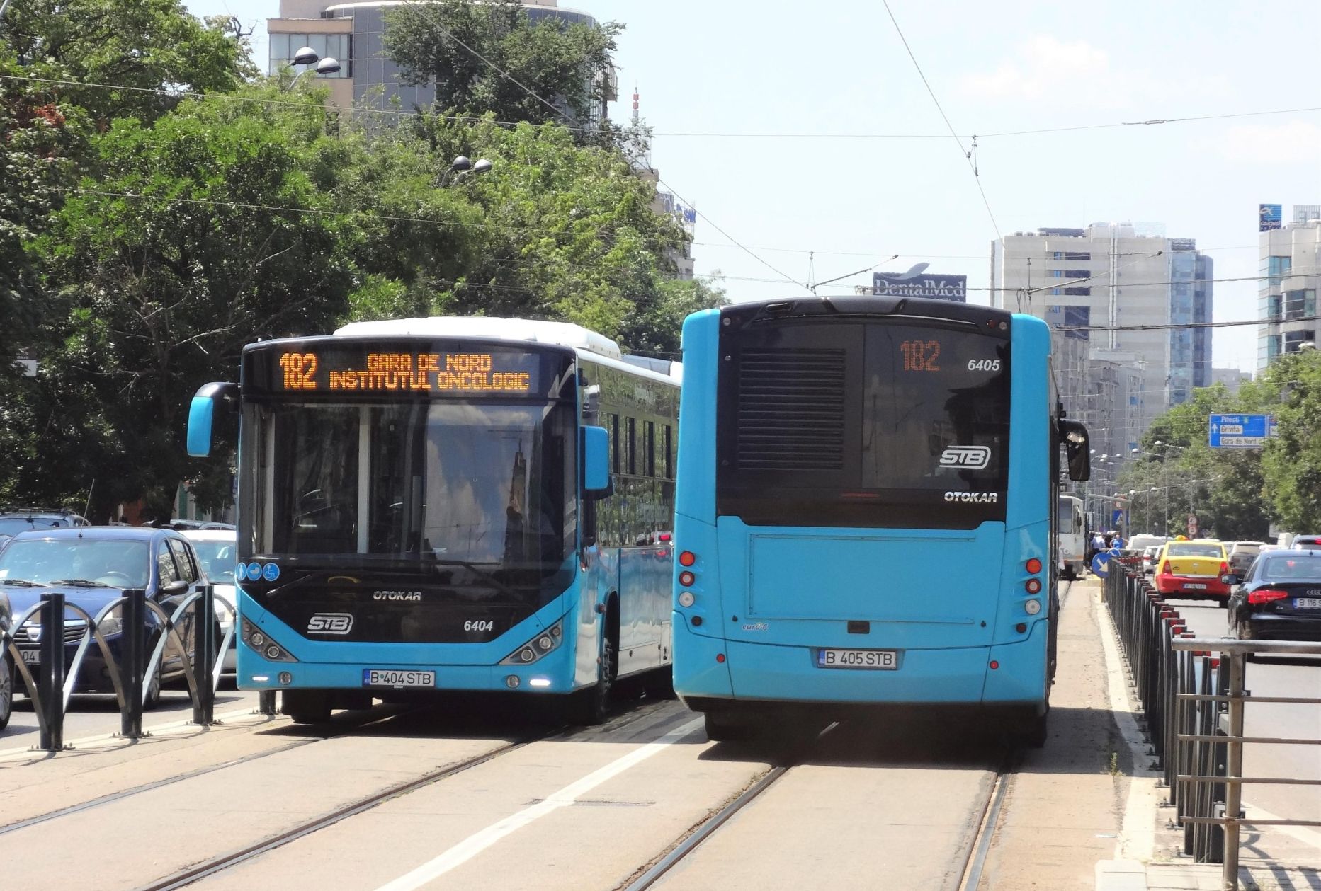 Primăria Capitalei face benzi unice pentru transportul public pe marile bulevarde