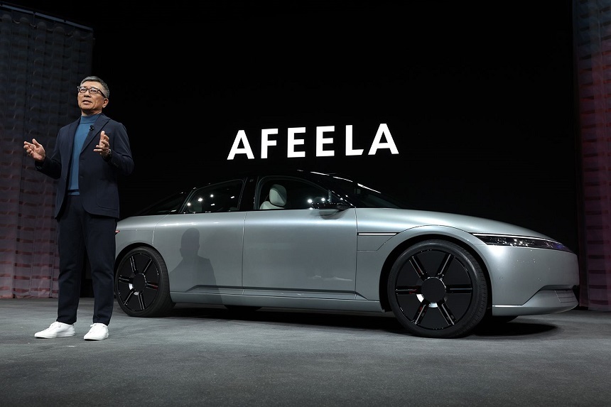 Sony a prezentat un prototip al vehiculelor electrice ”Afeela”, care vor fi construite cu Honda
