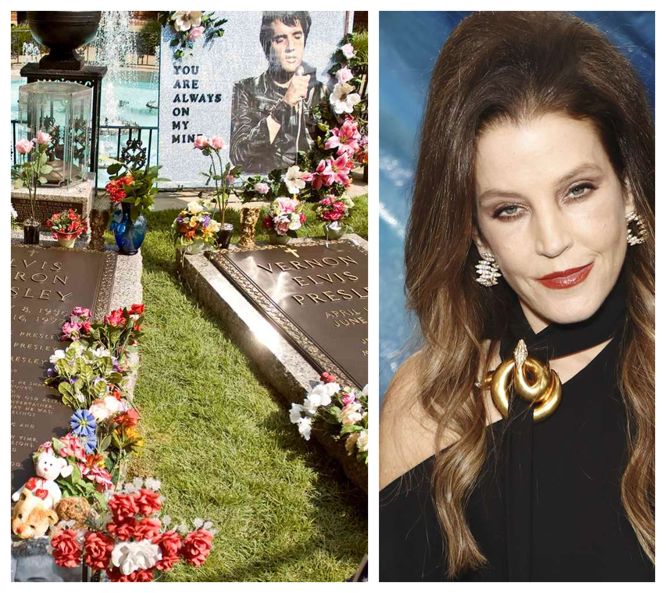 Lisa Marie Presley va fi înmormântată lângă tatăl său, la Graceland. Mormântul va deveni parte din muzeu