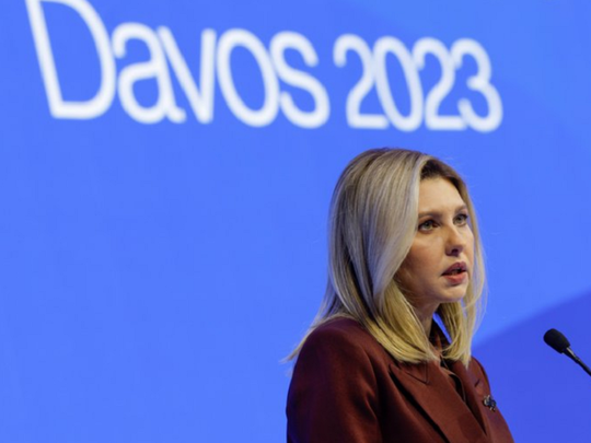 Olena Zelenska critică acid elita Davos: „Nu o folosiţi toţi împreună