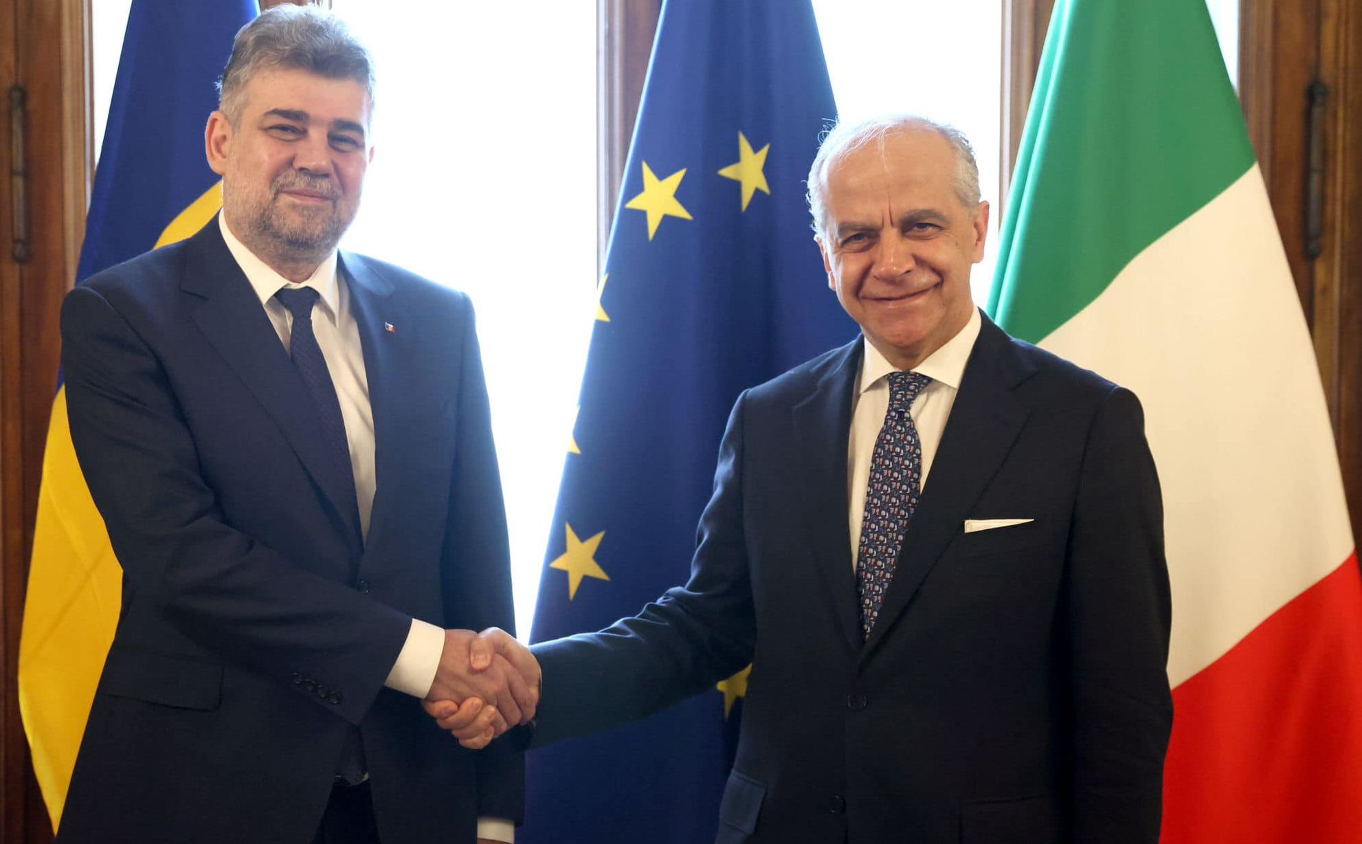Ciolacu s-a întâlnit cu ministrul Piantedosi, în Italia și au discutat de Shenghen: „Roma nu împărtăşeşte miopia altor lideri europeni”