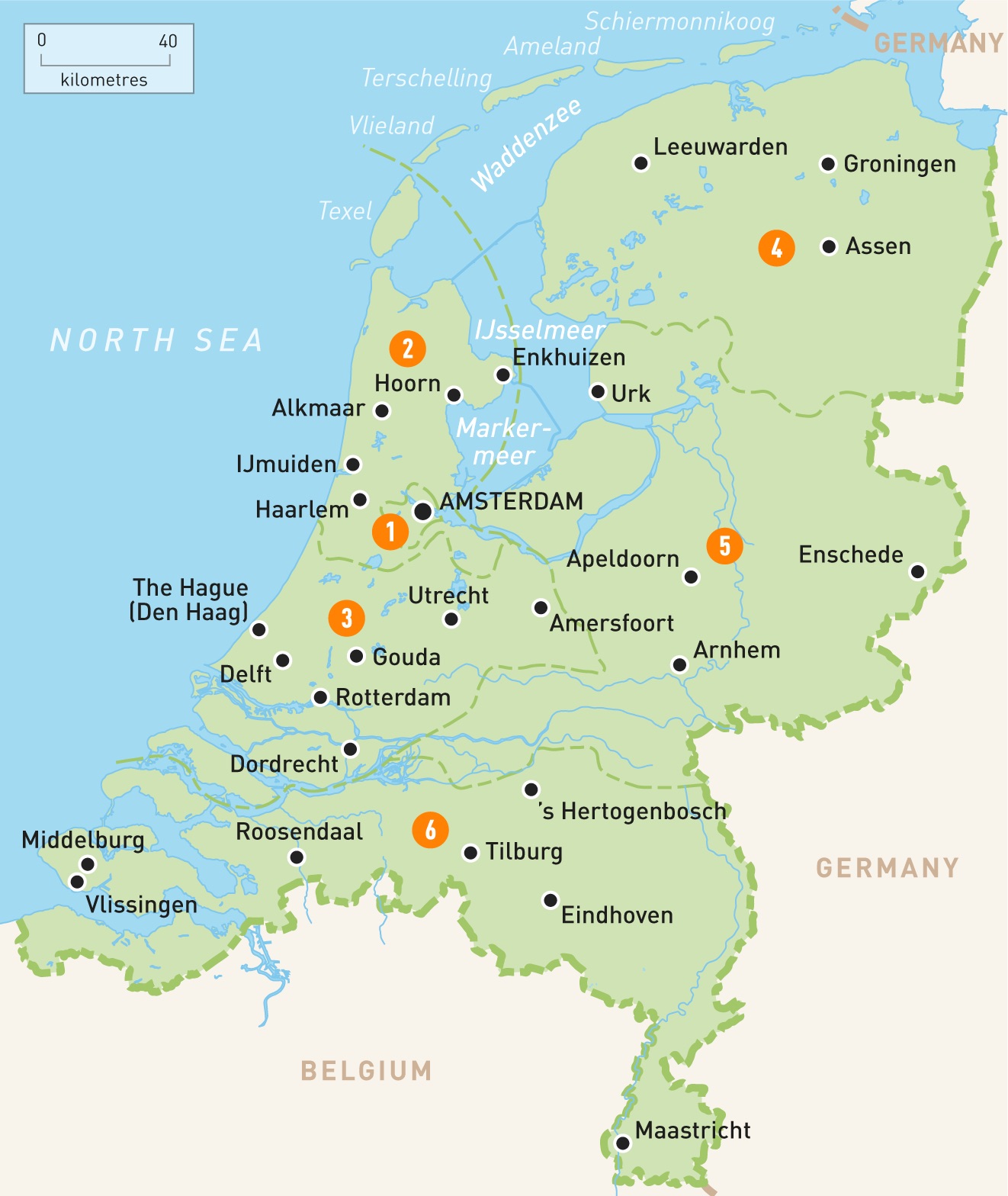 De unde vine denumirea”Țările de Jos” și unde a dispărut numele ”Olanda”