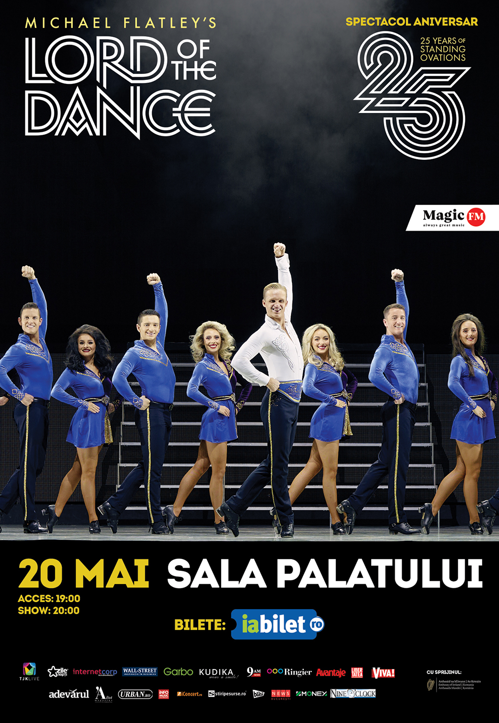 <strong>Lord of the Dance, la un sfert de secol de la lansare, prezintă un show aniversar grandios la București, pe 20 mai</strong>