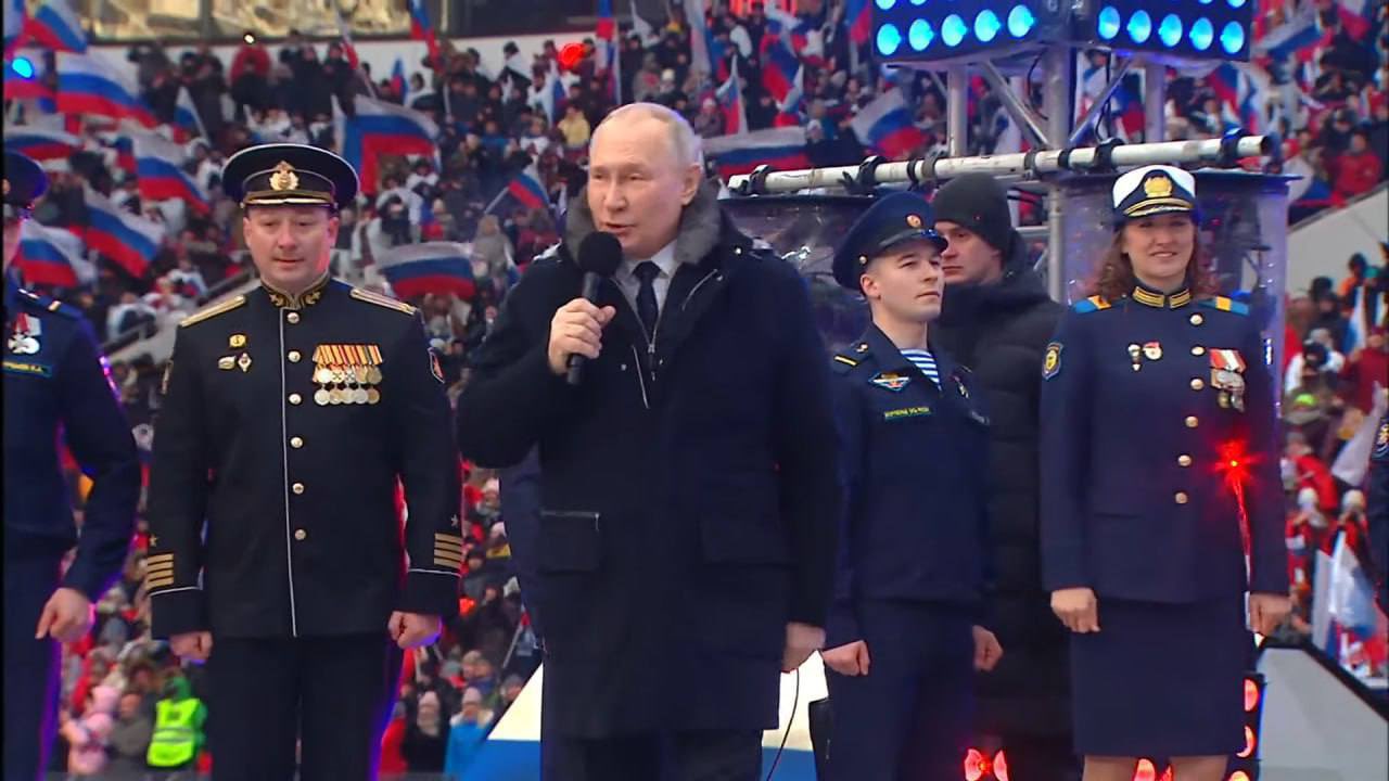 Mare miting-concert la Moscova, cu prezența lui Putin: „Și copiii ruși trimit scrisori”. Ce primesc spectatorii, în schimbul participării. FOTO&VIDEO
