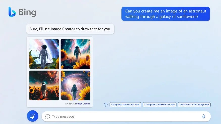 Microsoft a lansat un generator de imagini bazat pe AI