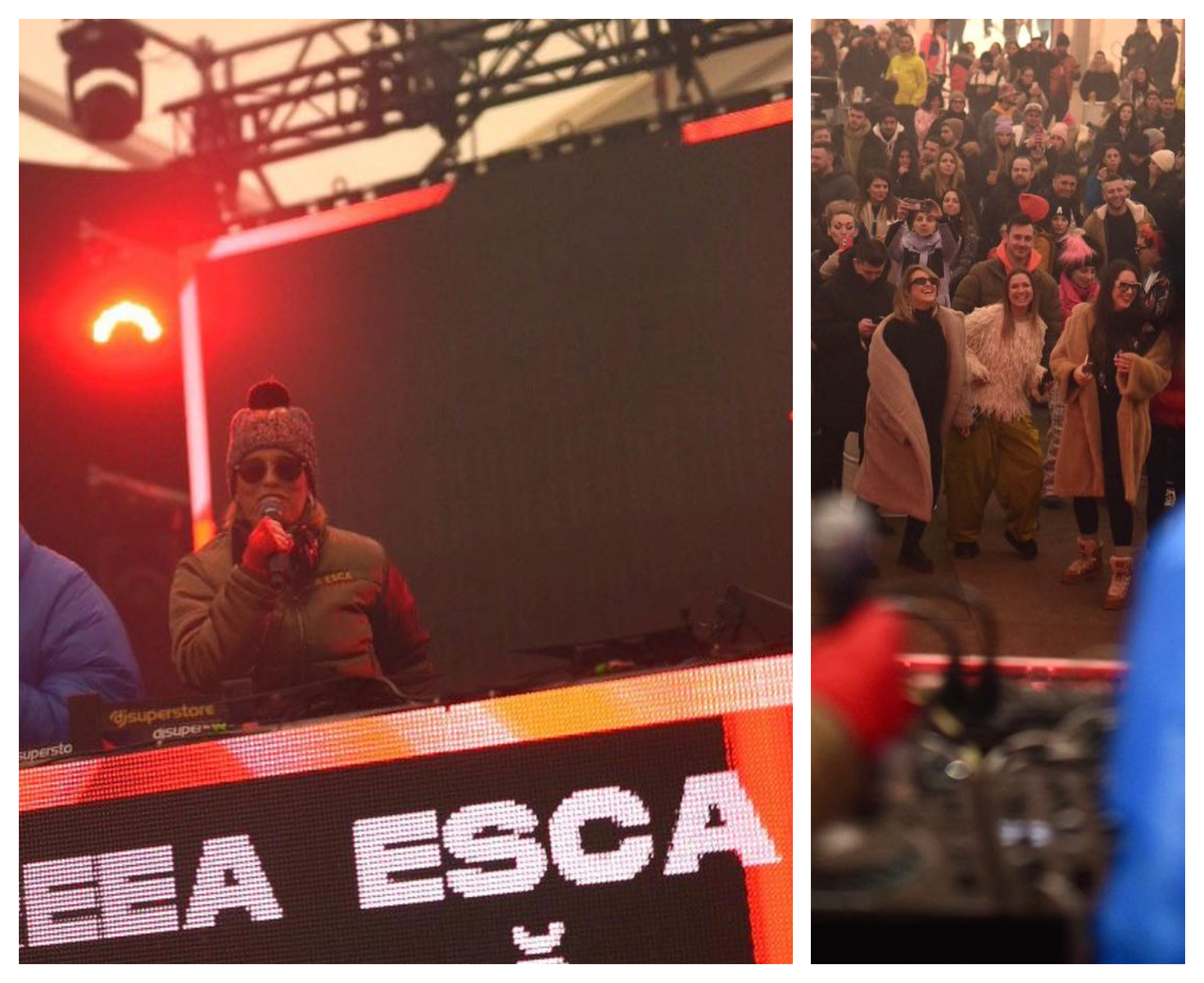 Andreea Esca, DJ la Massif Festival/FOTO!  A înlocuit pupitrul știrilor cu cel al vedetelor muzicii electronice