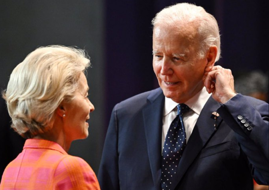 Ursula von der Leyen, vizită în SUA. Va discuta cu Joe Biden despre Ucraina și China