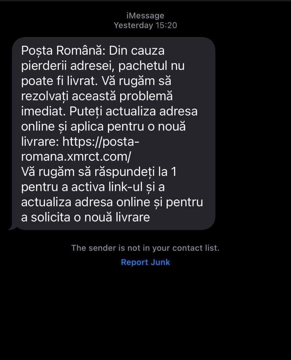 Poşta Română atrage atenţia asupra unor noi metode de înşelăciune practicate de hackeri în numele companiei