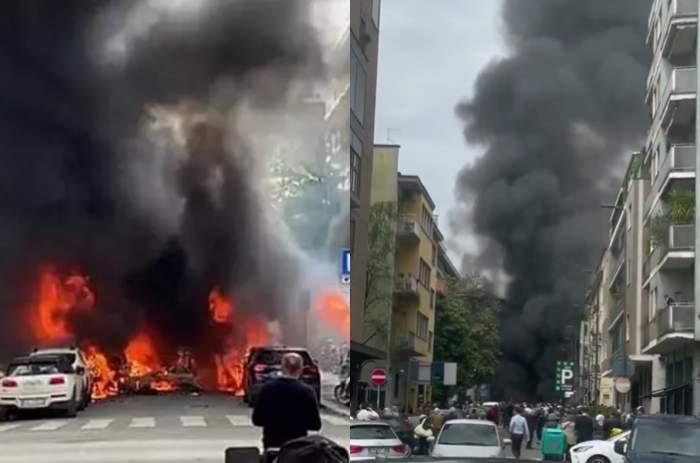 Explozie puternică în Milano