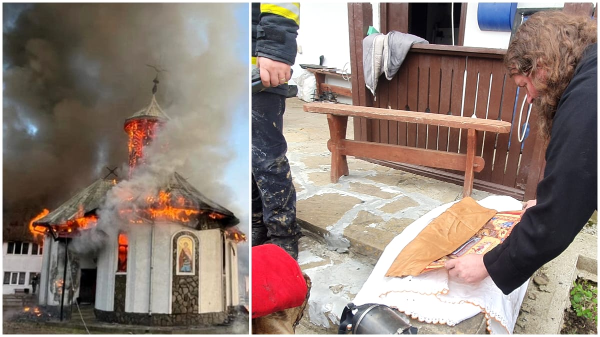 Miracol la o mănăstire din Suceava, după un incendiu devastator. Ce s-a întâmplat cu moaștele Sfântului Ioan cel Nou