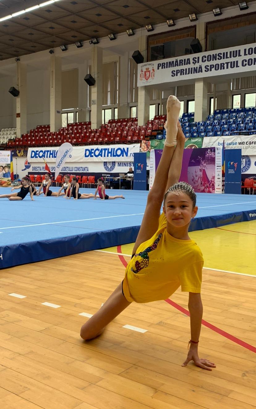 Sofia, micuța gimnastă care a câștigat toate concursurile la care a participat