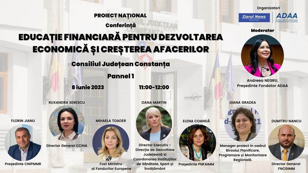 Antreprenoriat și educație financiară pentru o Românie modernă