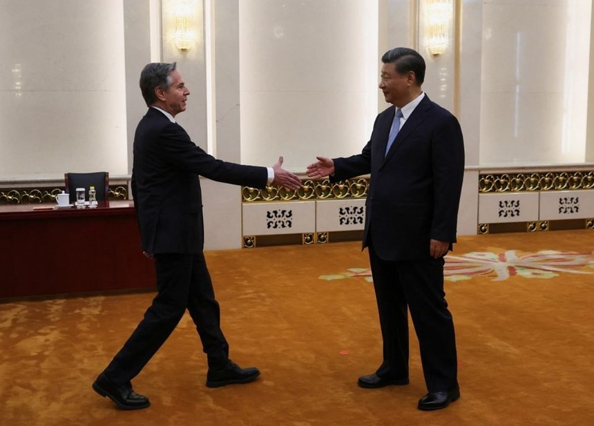 Întâlnire neanunțată între Blinken preşedintele chinez Xi. De ce s-a deplasat secretarul de stat al SUA la Beijing