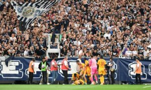 Momente dramatice la partida dintre Bordeaux şi Rodez! Un fan a lovit un jucător, iar meciul a fost suspendat