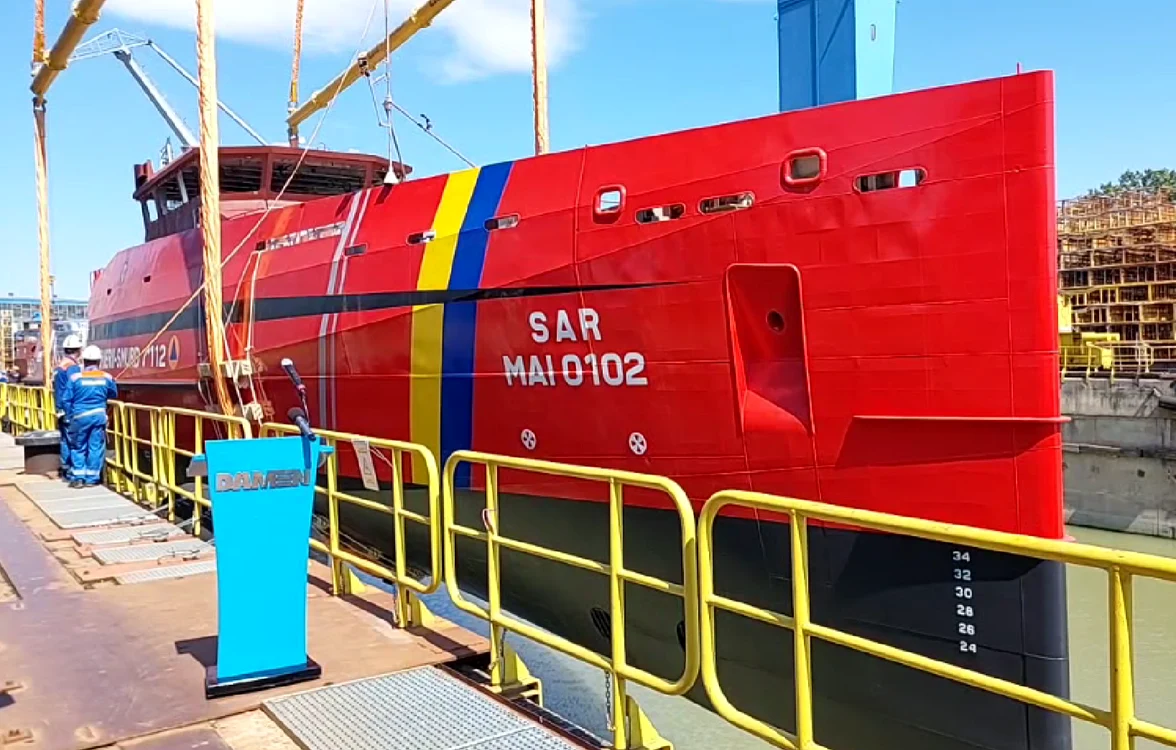 IGSU primește o navă modernă de căutare-salvare a persoanelor dispărute pe mare